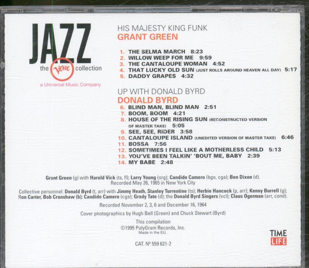 Grant Green - His Majesty King Funk / Up With Donald Byrd - Cd