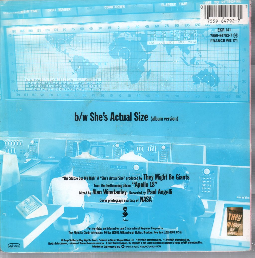 They Might Be Giants - Statue Got Me High - 7 Inch