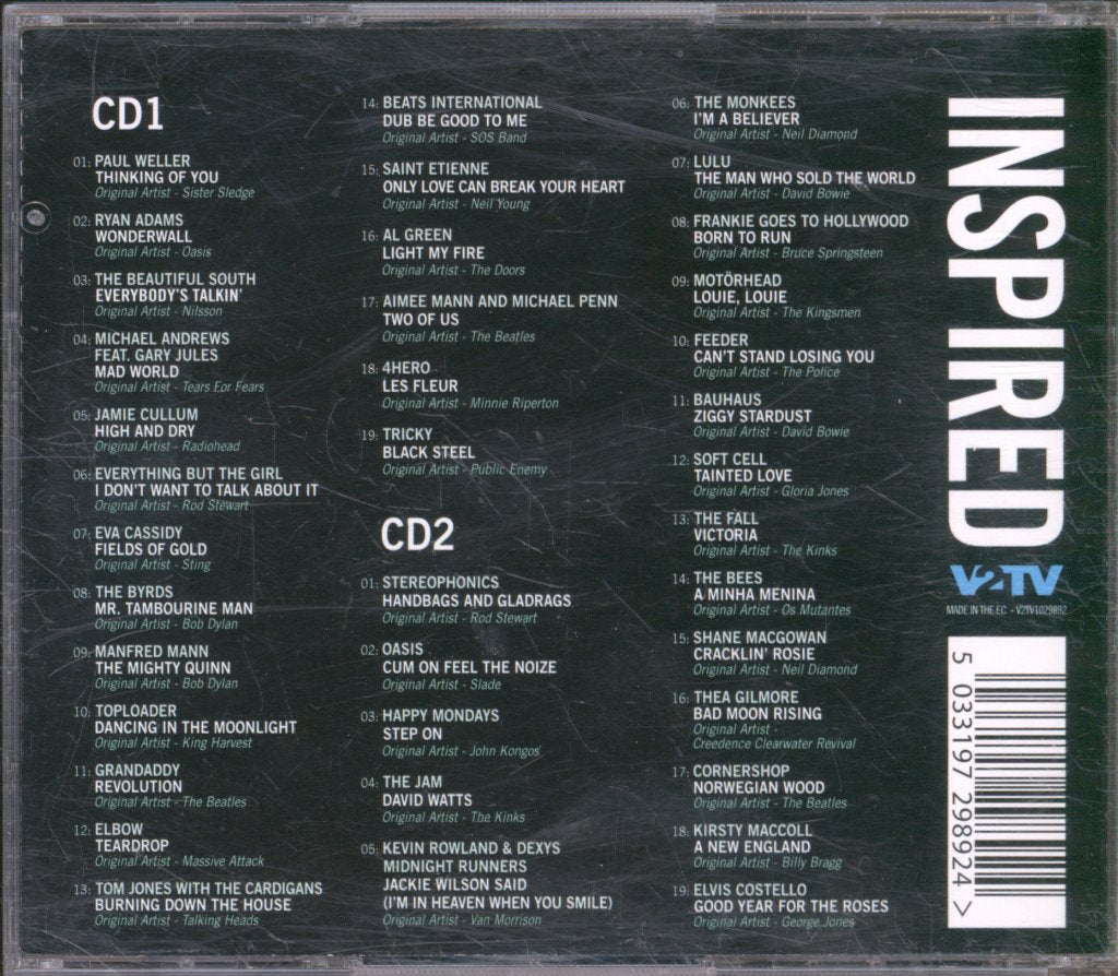 Various Artists - Inspired (The World's Greatest Covers) - Double Cd