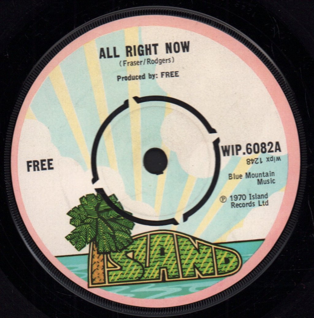 Free (Blues/Rock Group) - All Right Now - 7 Inch