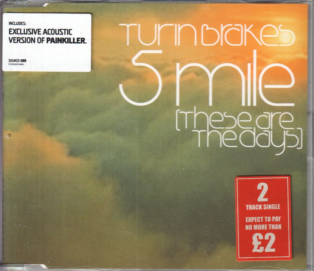Turin Brakes - 5 Mile (These Are The Days) - Cd