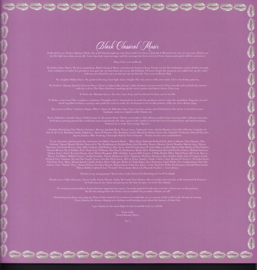 Yussef Dayes - Black Classical Music - Double Lp