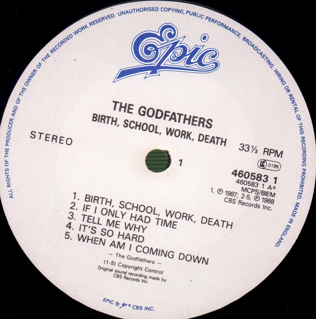 Godfathers - Birth, School, Work, Death - Lp