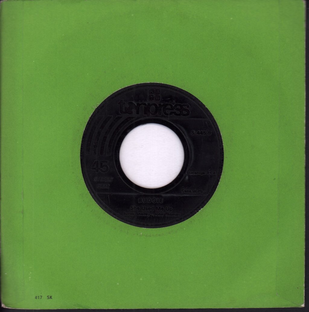 Budgie - I Turned To Stone - 7 Inch