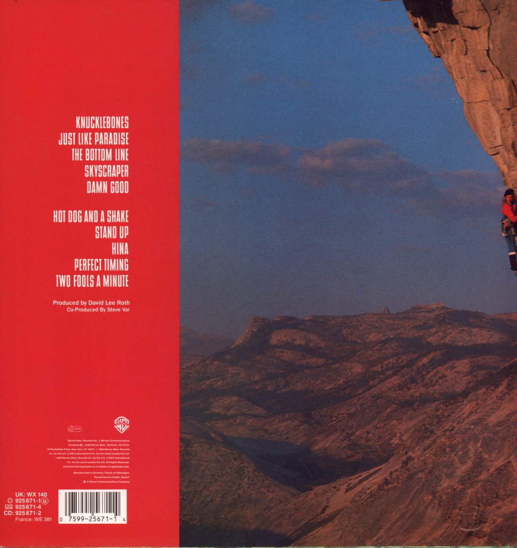 David Lee Roth - Skyscraper - Lp