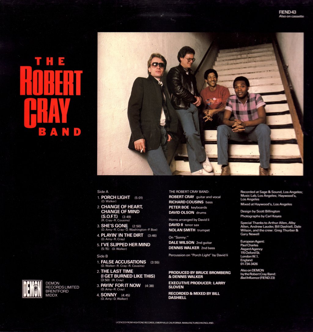 Robert Cray Band - False Accusations - Lp