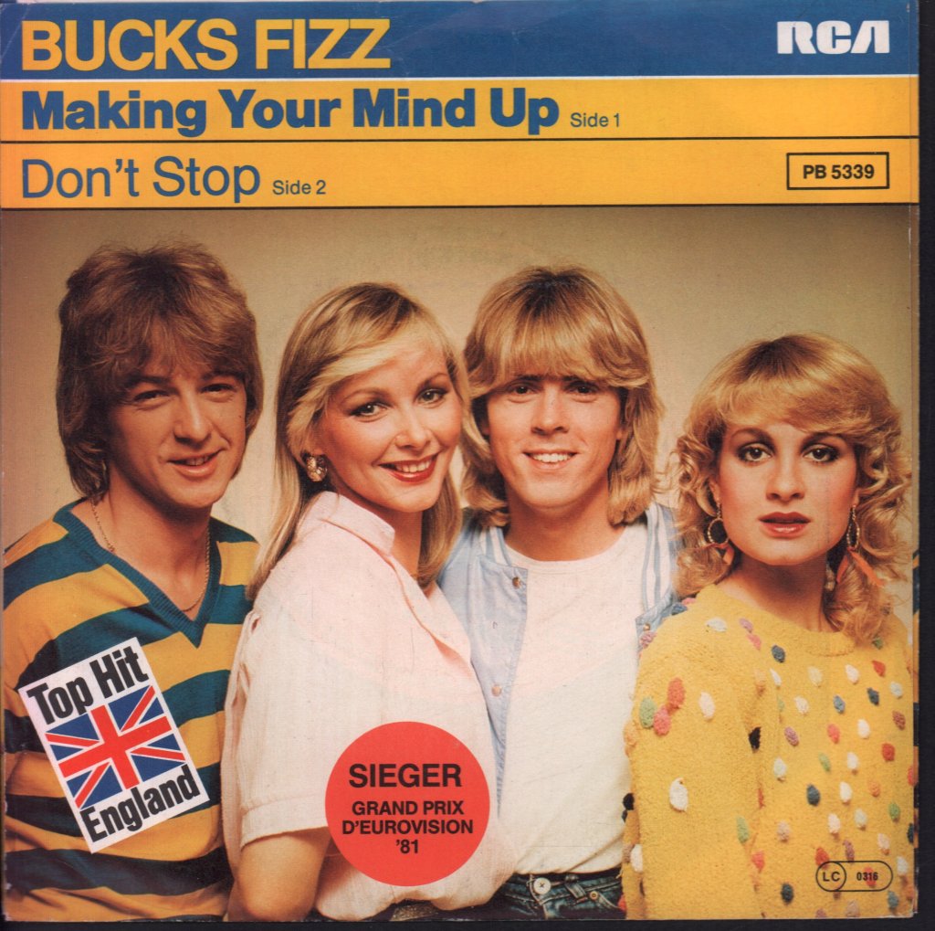 Bucks Fizz - Making Your Mind Up - 7 Inch
