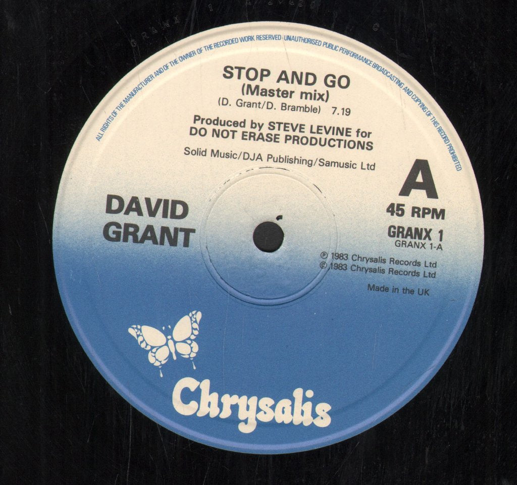 David Grant - Stop And Go (Master Mix) - 12 Inch