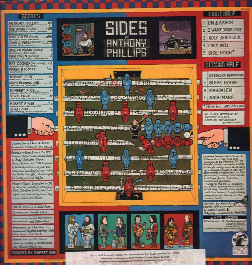 Anthony Phillips - Sides - Lp