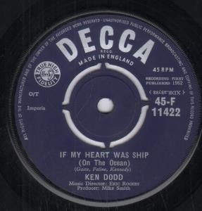 Ken Dodd - If My Heart Was A Ship - 7 Inch