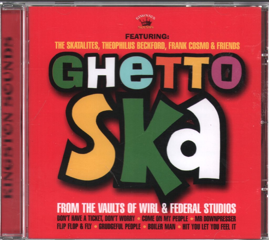 Various Artists - Ghetto Ska - From The Vaults Of Wirl & Federal Studios - Cd