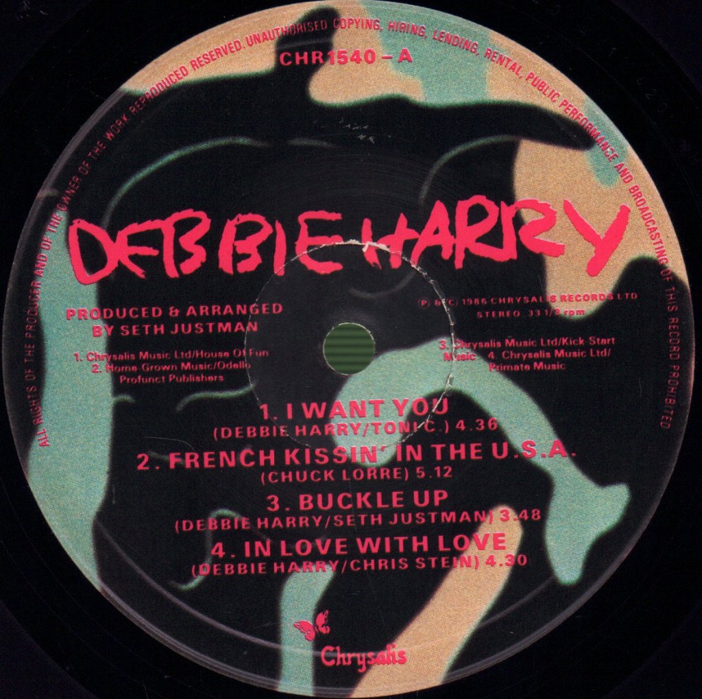 Debbie Harry - Rockbird - Lp