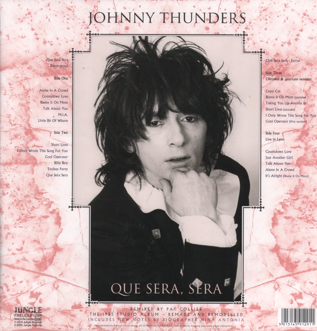 Johnny Thunders - Que Sera, Sera - Resurrected - Double Lp