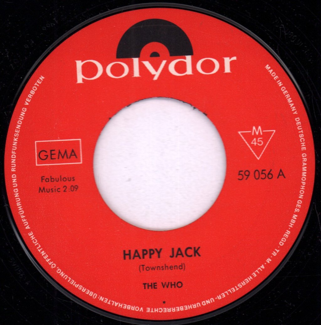 Who - Happy Jack - 7 Inch