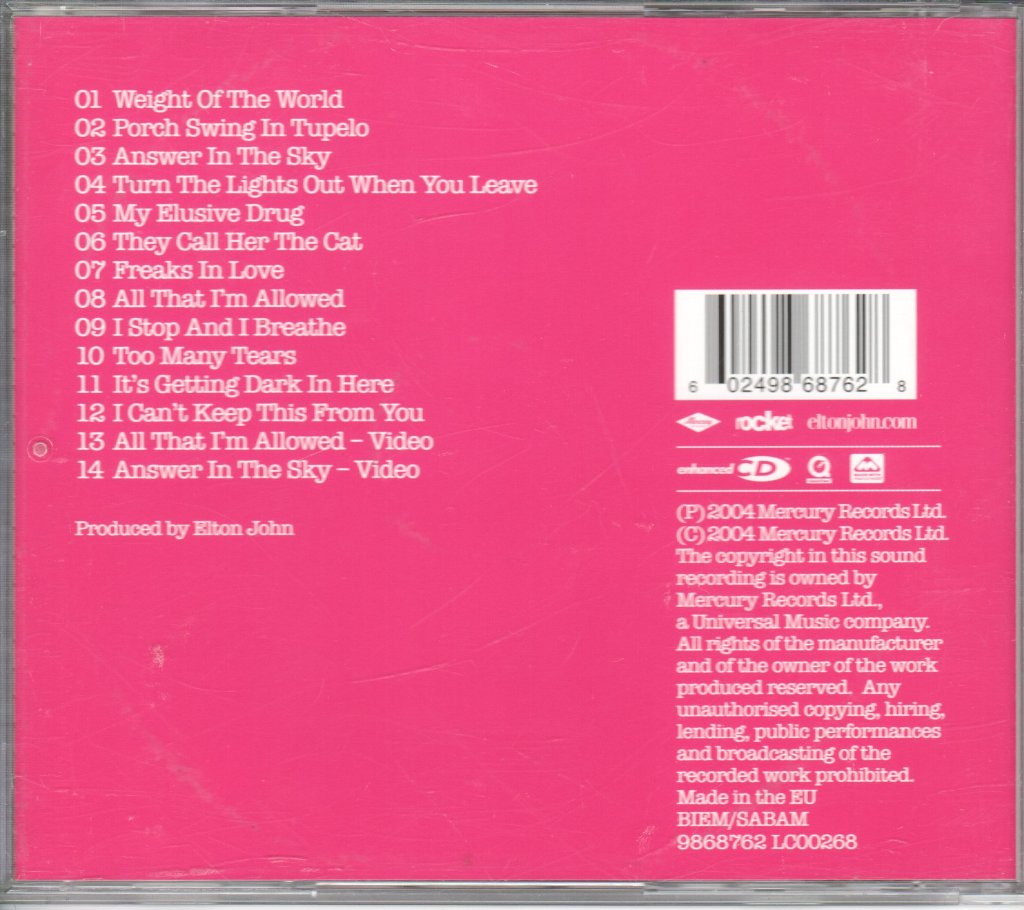 Elton John - Peachtree Road - Cd