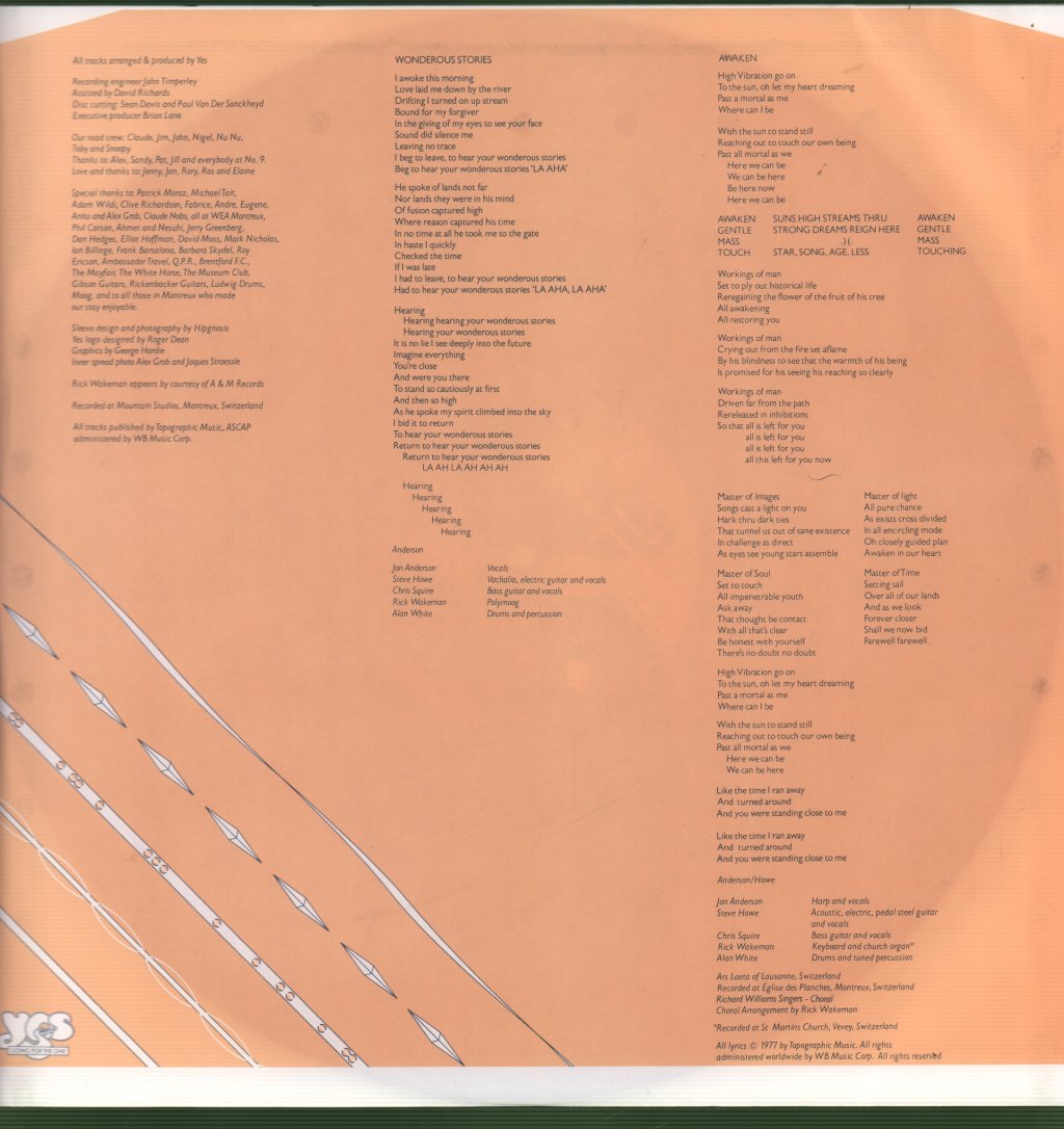 Yes - Going For The One - Lp