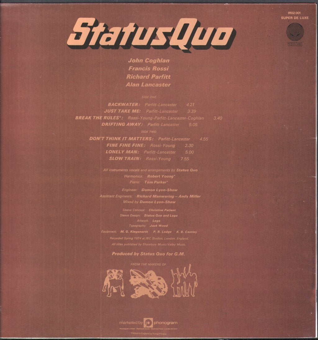 Status Quo - Quo - Lp