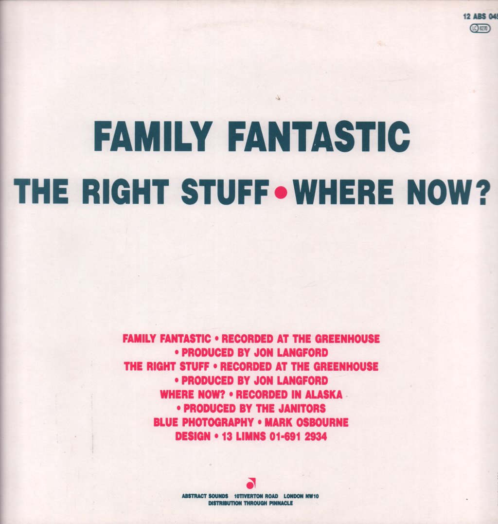 Janitors - Family Fantastic - 12 Inch