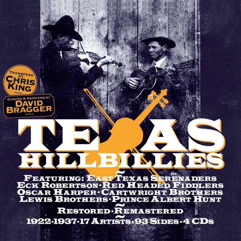 Various Artists - Texas Hillbillies 1922-1937 - Cd Box Set
