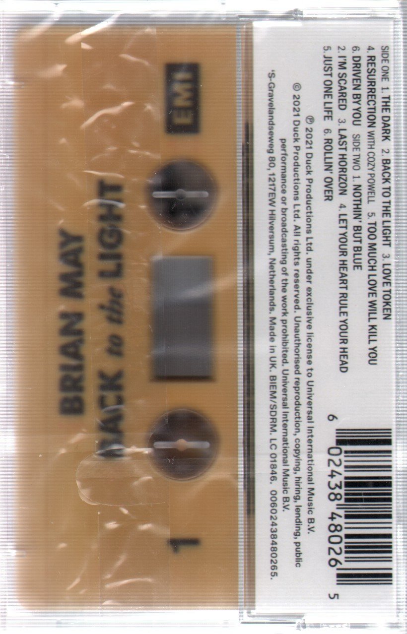 Brian May - Back To The Light - Cassette