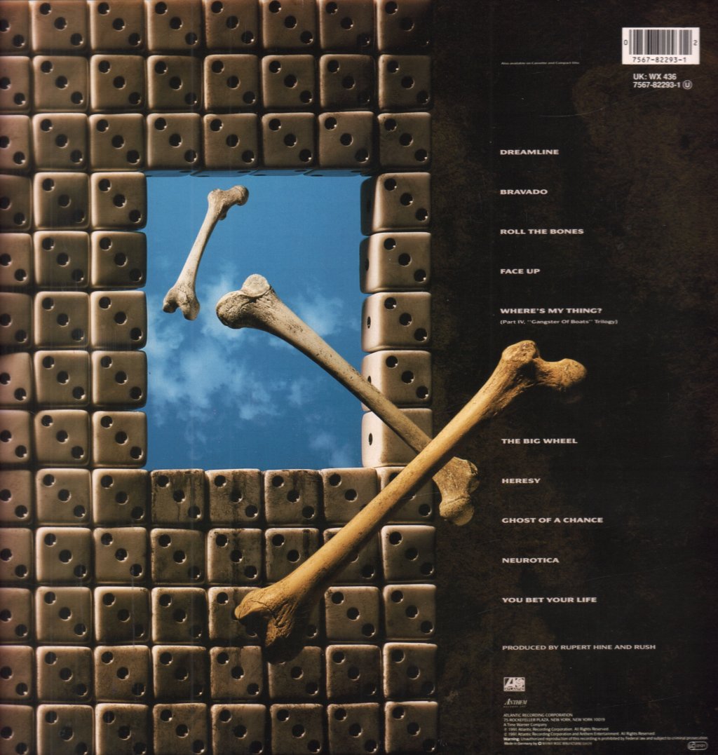 Rush - Roll The Bones - Lp
