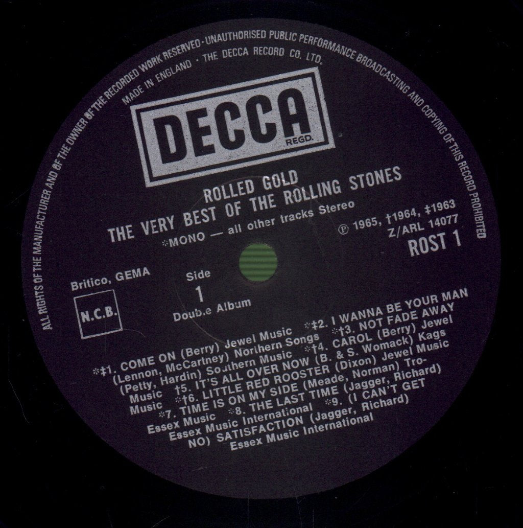Rolling Stones - Rolled Gold - Double Lp