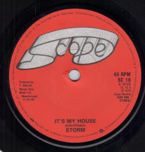 Storm (70'S Pop Group) - It's My House - 7 Inch