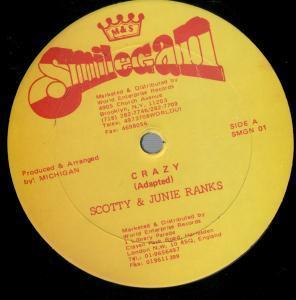 Scotty And Junie Ranks/Chicken Chest - Crazy/Fire Fire - 12 Inch