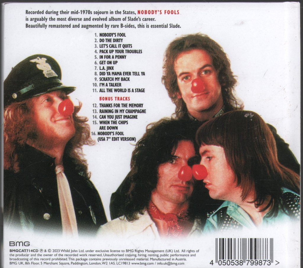 Slade - Nobody's Fools - Cd