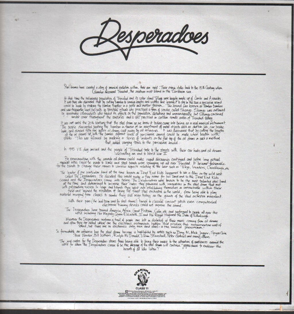 Desperadoes - Desperadoes - Lp