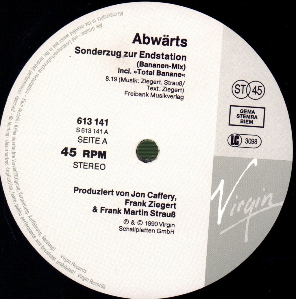 Abwarts - Sonderzug Zur Endstation - 12 Inch