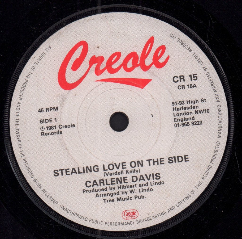 Carlene Davis/Dean Frazer - Stealing Love On The Side - 7 Inch