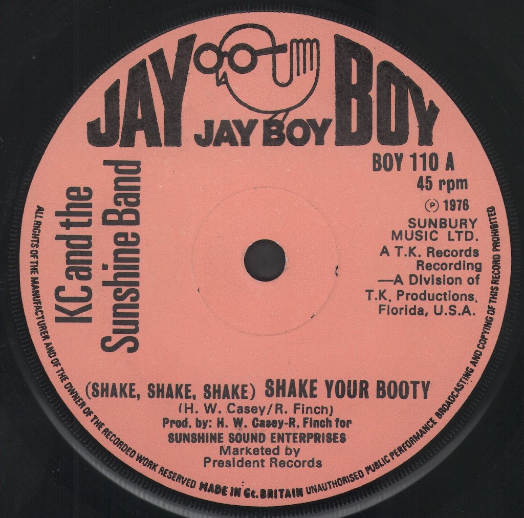 KC And The Sunshine Band - Shake Your Booty - 7 Inch