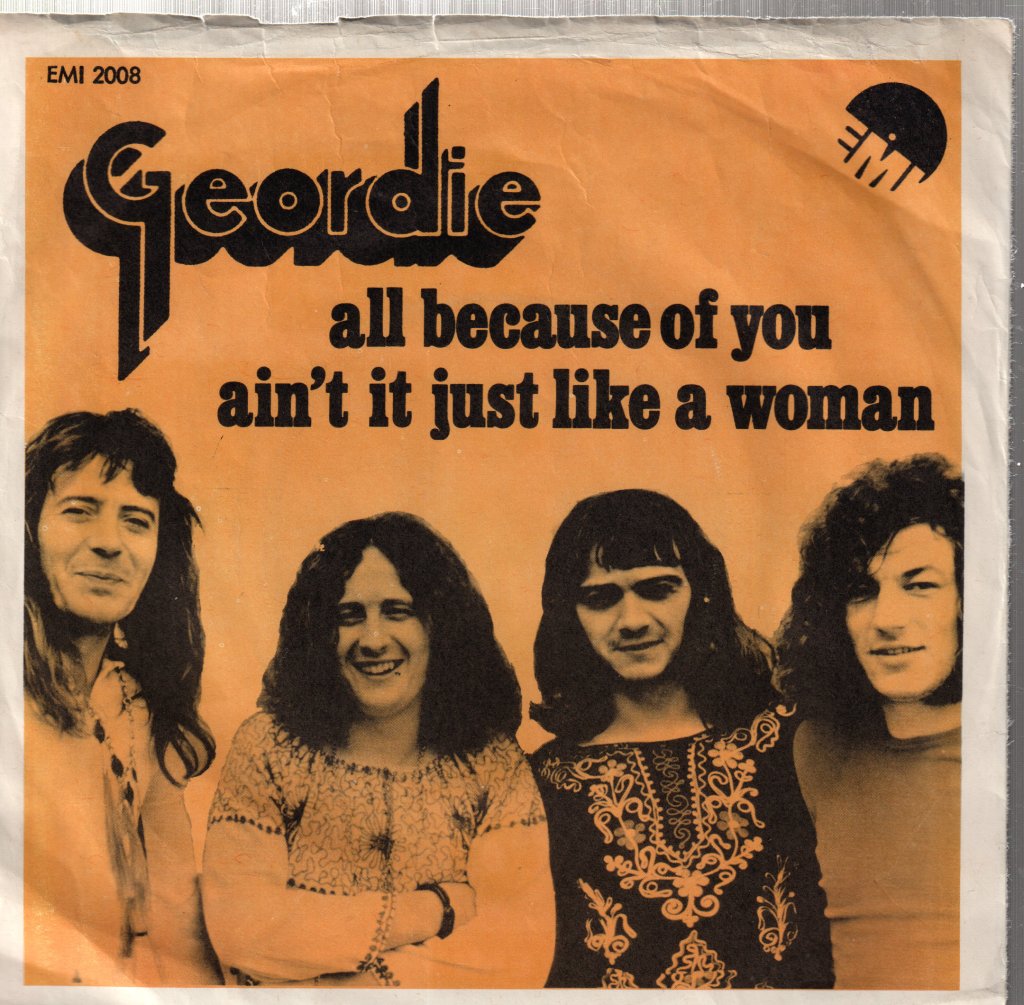 Geordie - All Because Of You - 7 Inch