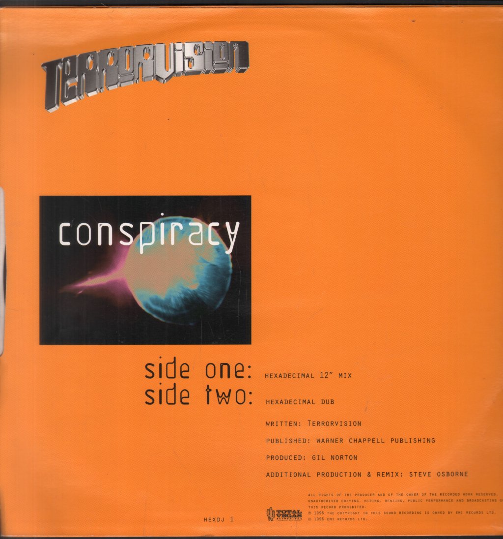 Terrorvision - Conspiracy - 12 Inch