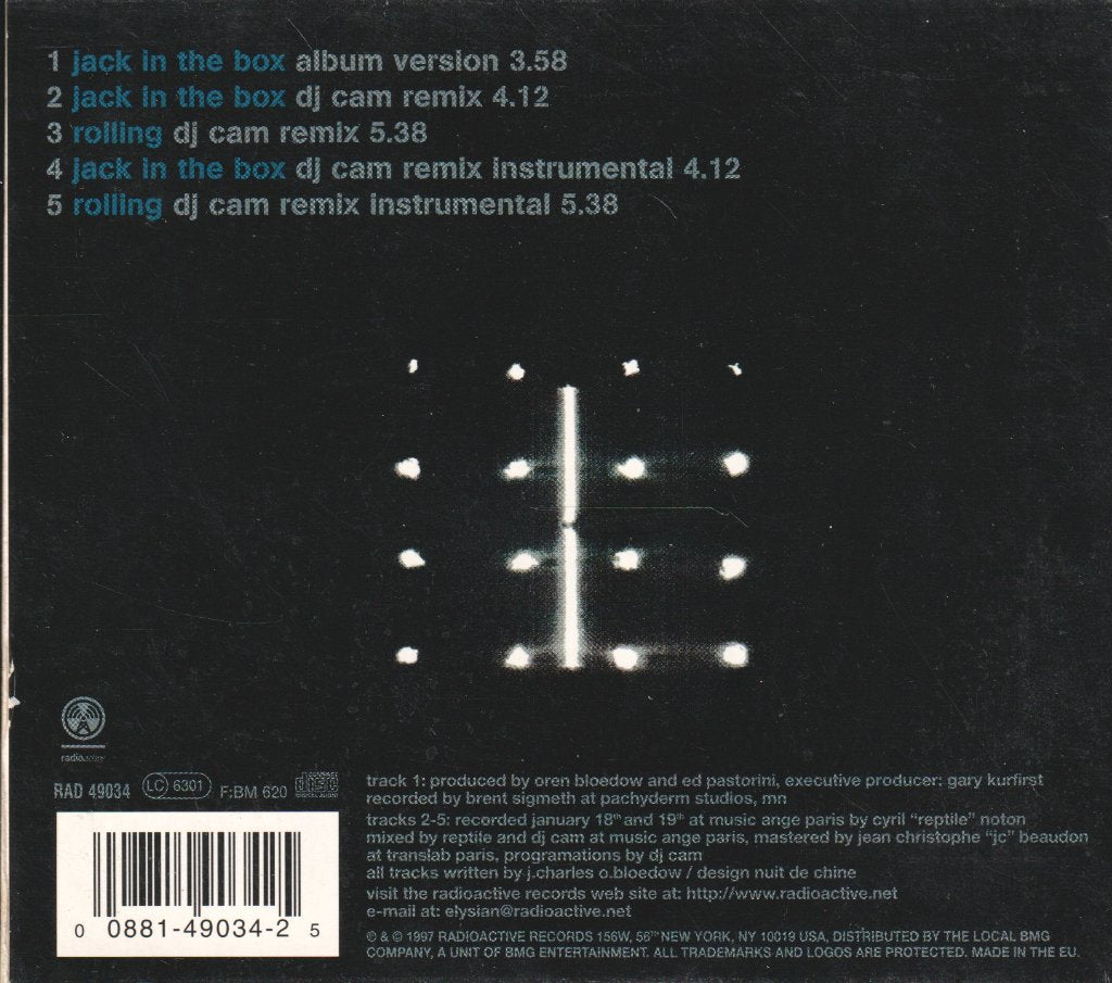 Elysian Fields Meet Dj Cam - Jack In The Box - Cd