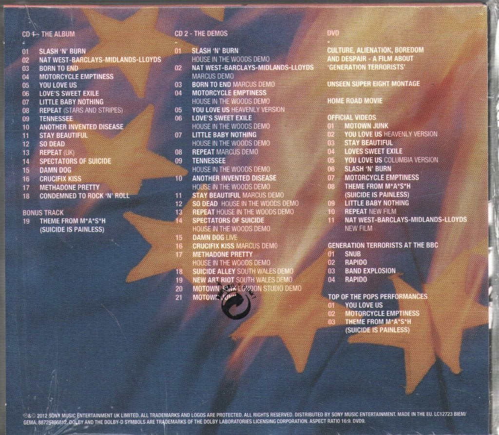 Manic Street Preachers - Generation Terrorists - Cd Set