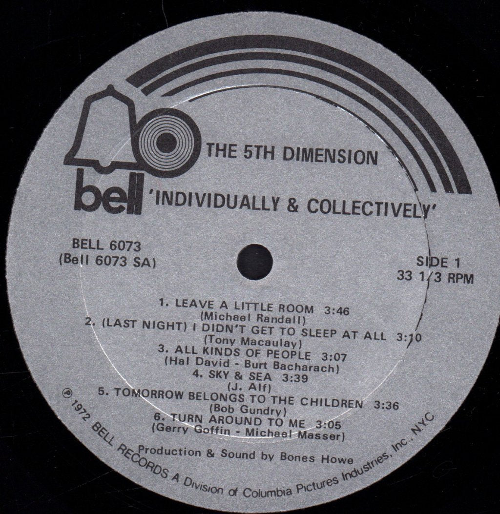 Fifth Dimension - Individually & Collectively - Lp