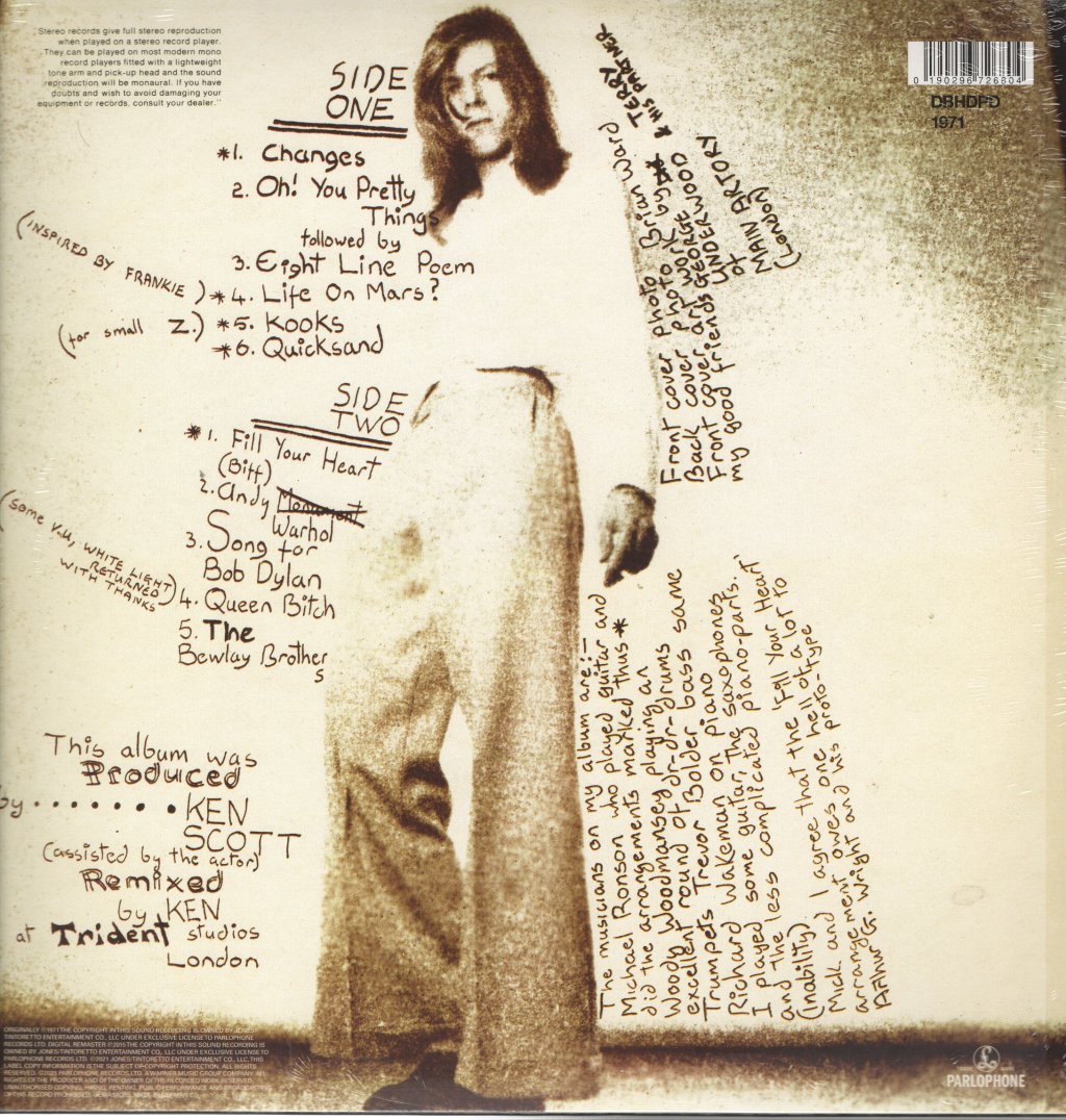 David Bowie - Hunky Dory - Lp