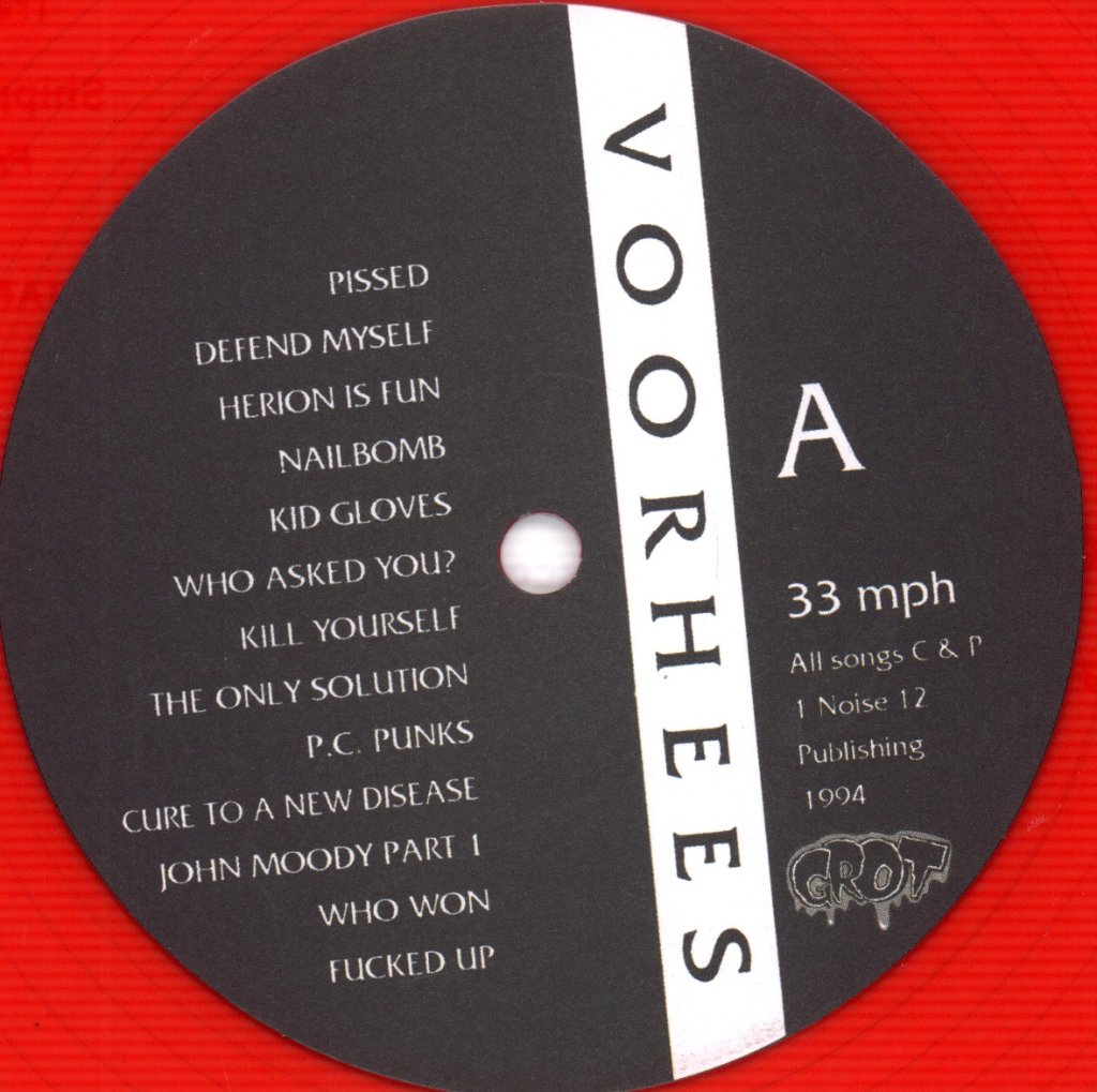 Voorhees - Spilling Blood Without Reason - Lp