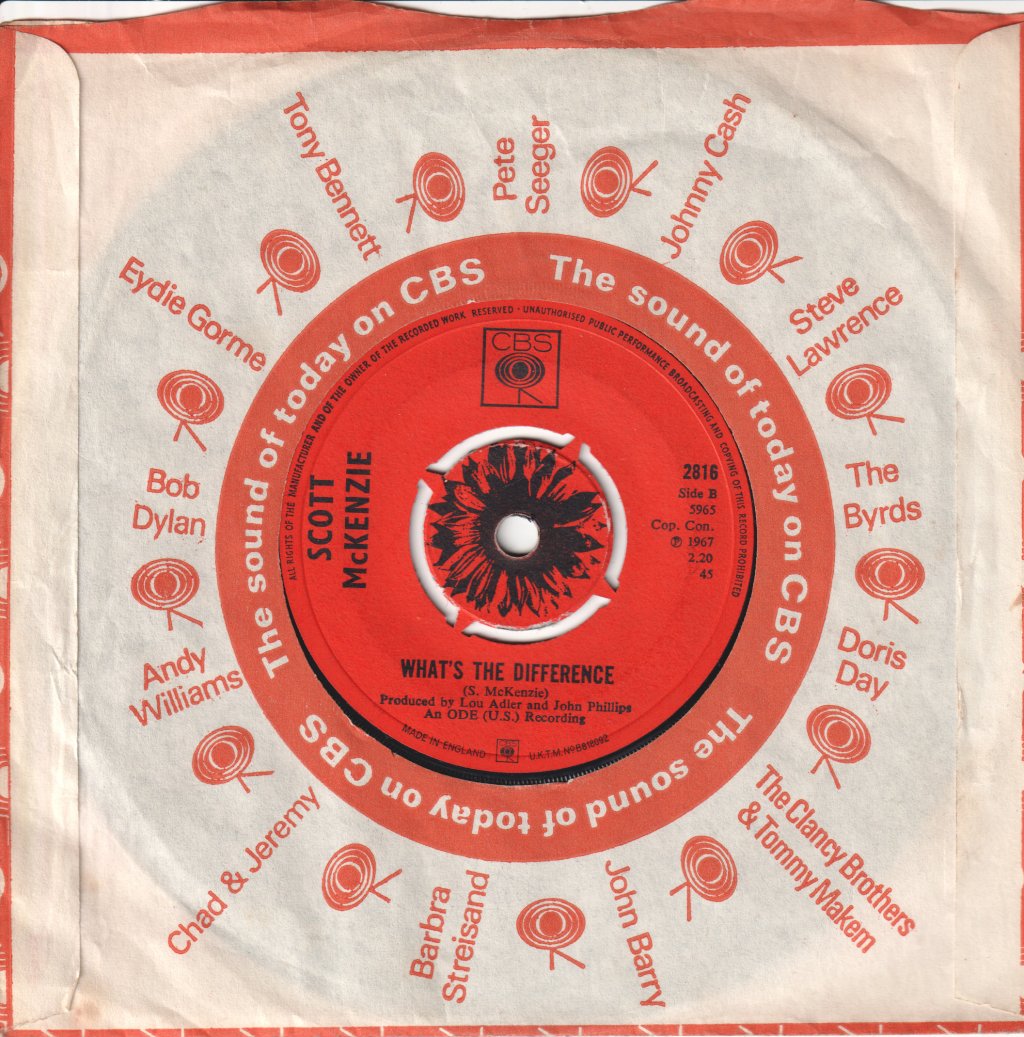 Scott McKenzie - San Francisco - 7 Inch
