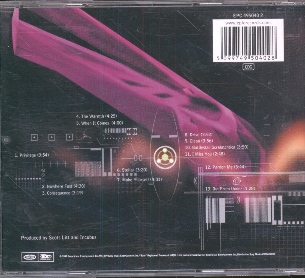 Incubus - Make Yourself - Cd