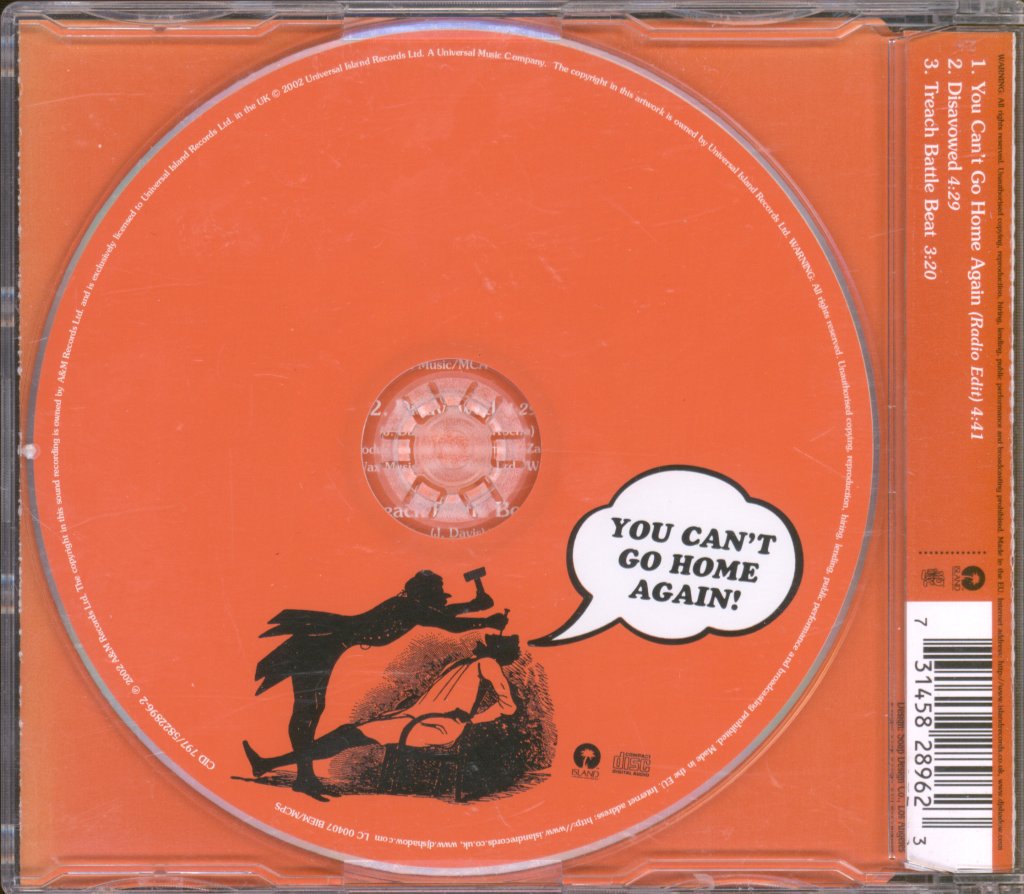 DJ Shadow - You Can't Go Home Again! - Cd