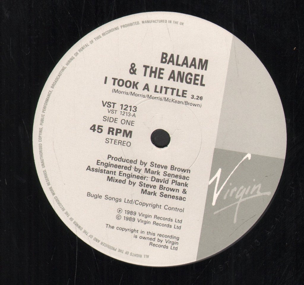Balaam And The Angel - I Took A Little - 12 Inch