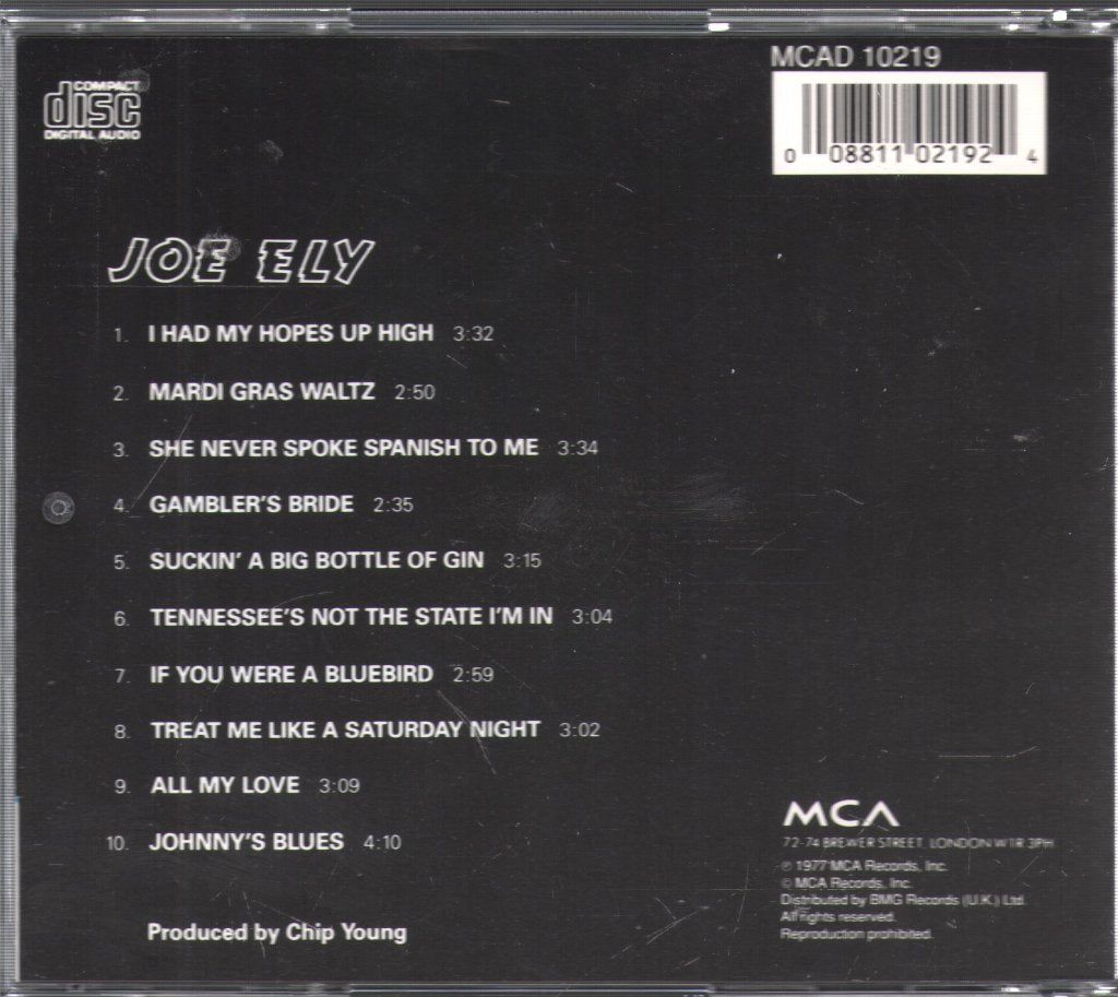 Joe Ely - Joe Ely - Cd