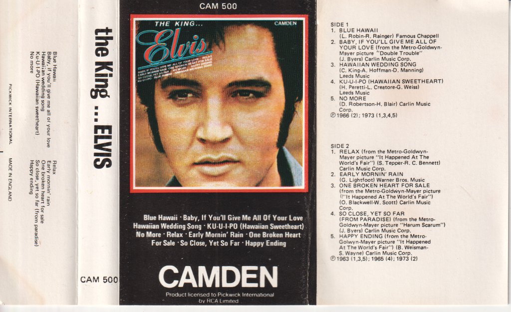 Elvis Presley - King...Elvis - Cassette
