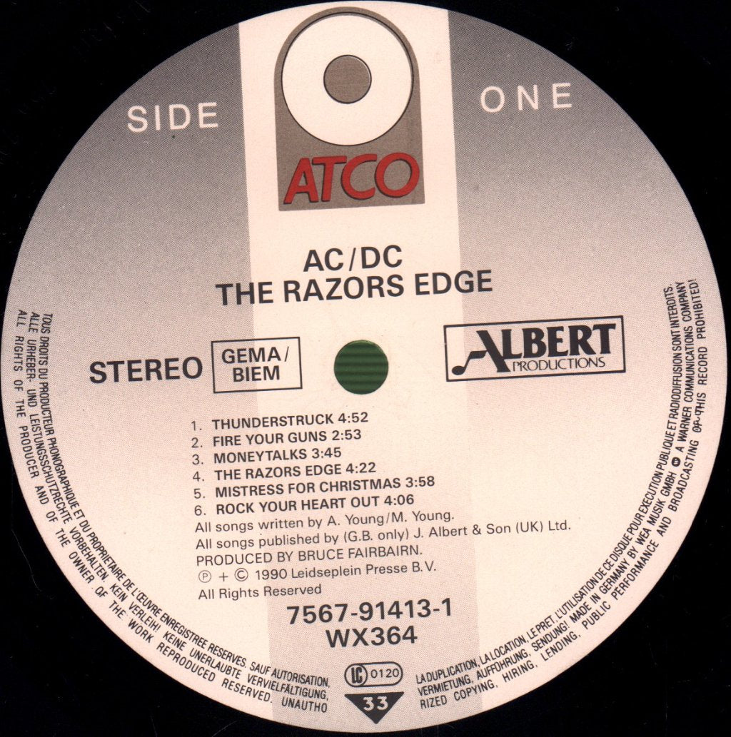 AC/DC - Razors Edge - Lp