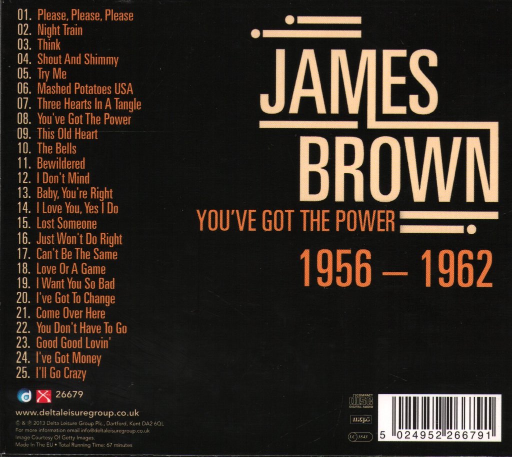 James Brown - You've Got The Power 1956-1962 - Cd