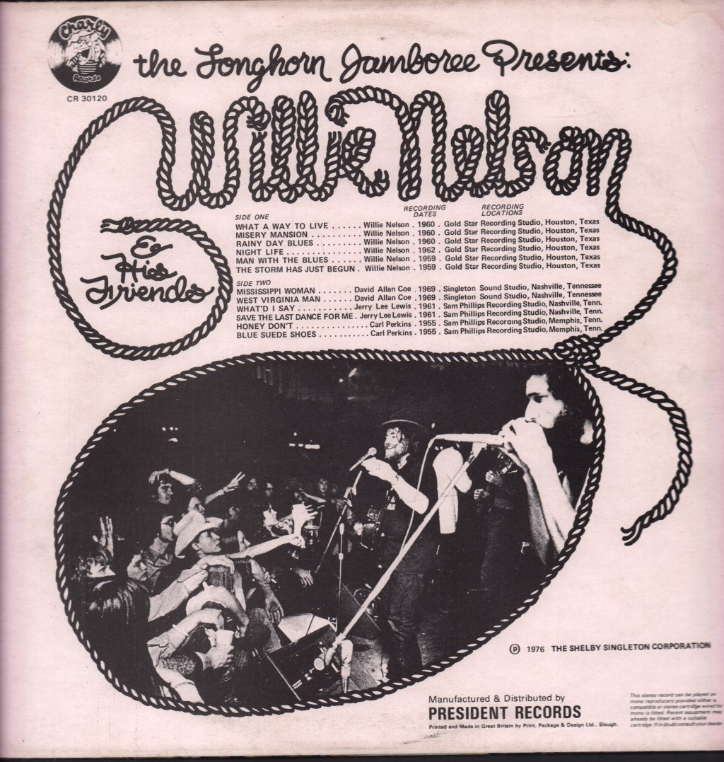 Willie Nelson - Longhorn Jamboree Presents Willie Nelson & His Friends - Lp