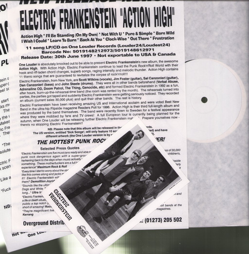 Electric Frankenstein - Action High - Lp